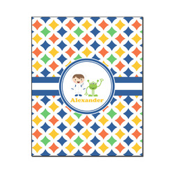 Boy's Astronaut Wood Print - 16x20 (Personalized)