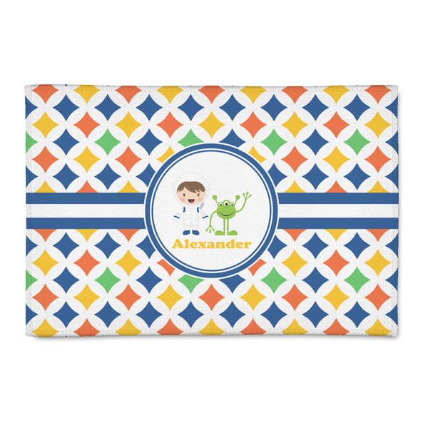 Custom Boy's Astronaut Patio Rug (Personalized)