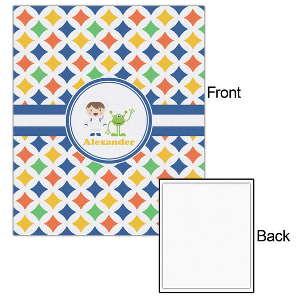 Boy's Astronaut 20x24 - Matte Poster - Front & Back