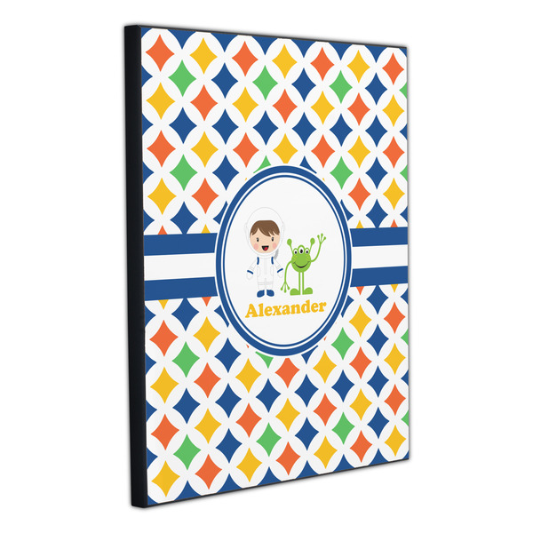 Boy's Astronaut 20x24 Wood Print - Angle View