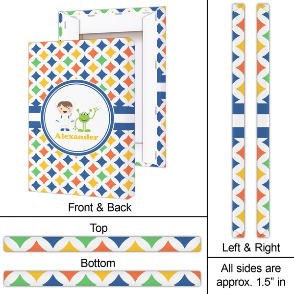 Boy's Astronaut 20x30 - Canvas Print - Approval