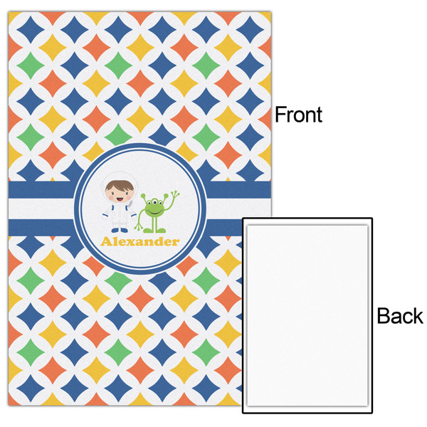 Boy's Astronaut 20x30 - Matte Poster - Front & Back