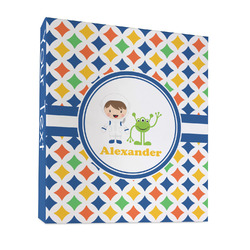 Boy's Astronaut 3 Ring Binder - Full Wrap - 1" (Personalized)