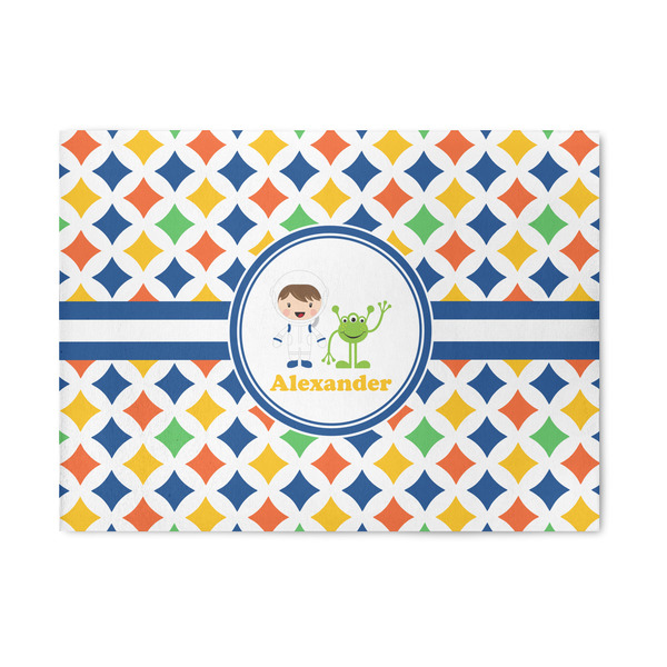 Custom Boy's Astronaut Area Rug (Personalized)