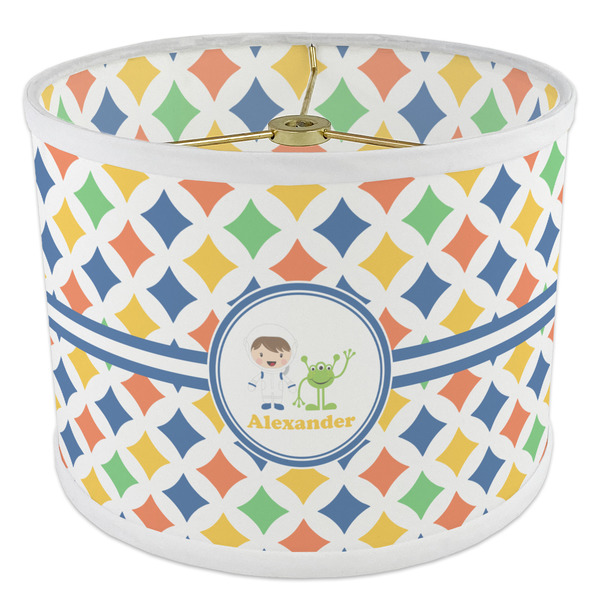 Boy's Astronaut 8" Drum Lampshade - ANGLE Poly-Film