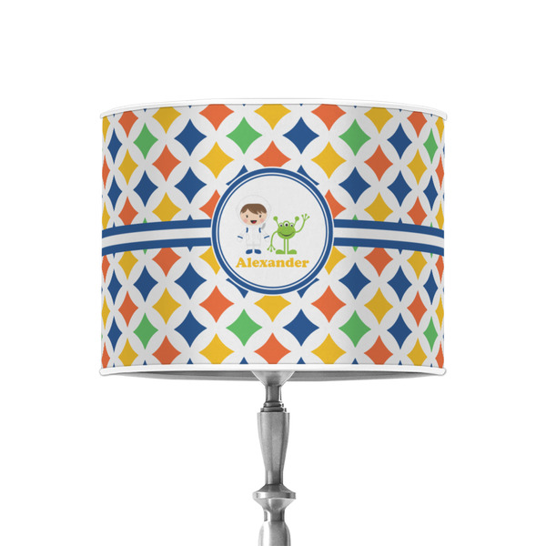 Boy's Astronaut 8" Drum Lampshade - ON STAND (Poly Film)