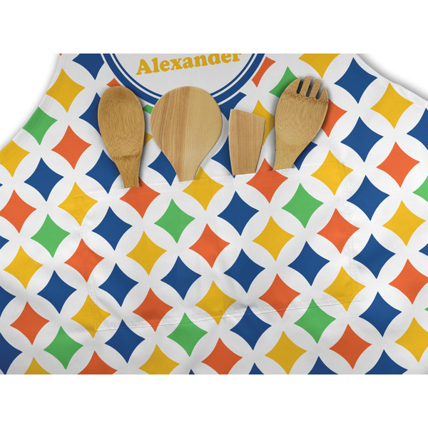 Boy's Astronaut Apron - Pocket Detail with Props