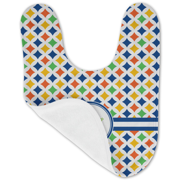 Boy's Astronaut Baby Bib - AFT folded