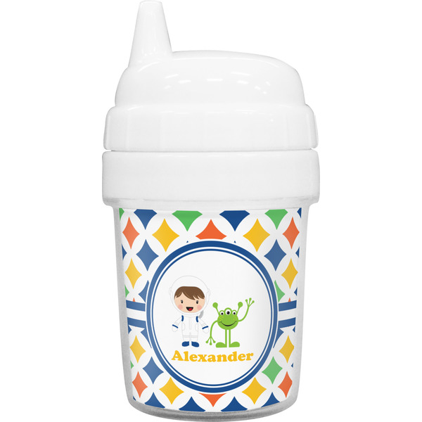 Custom Boy's Astronaut Baby Sippy Cup (Personalized)