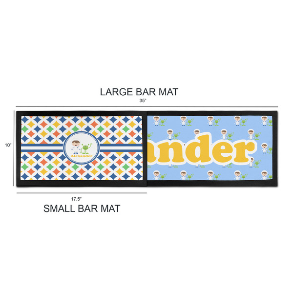 Boy's Astronaut Bar Mats - Sizing Chart