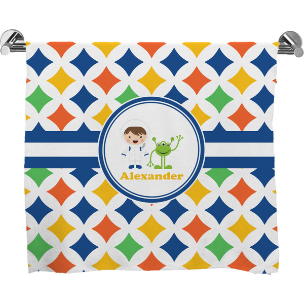Custom Boy's Astronaut Bath Towel (Personalized)