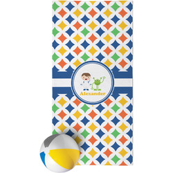 Boy's Astronaut Beach Towel (Personalized)