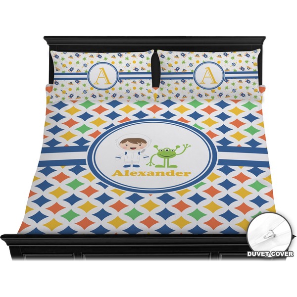 Boy's Astronaut Bedding Set (King) - Duvet