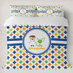 Boy's Astronaut Duvet Cover Set - King (Personalized)