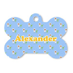 Boy's Astronaut Bone Shaped Dog ID Tag (Personalized)
