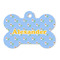 Boy's Astronaut Bone Shaped Dog ID Tag (Personalized)