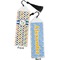 Boy's Astronaut Bookmark with tassel - Front and Back