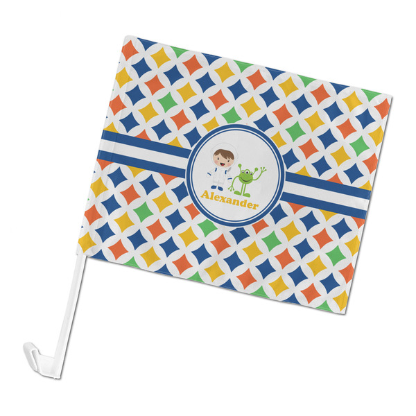 Custom Boy's Astronaut Car Flag (Personalized)