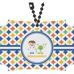 Boy's Astronaut Rear View Mirror Ornament (Personalized)