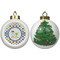 Boy's Astronaut Ceramic Christmas Ornament - X-Mas Tree (APPROVAL)