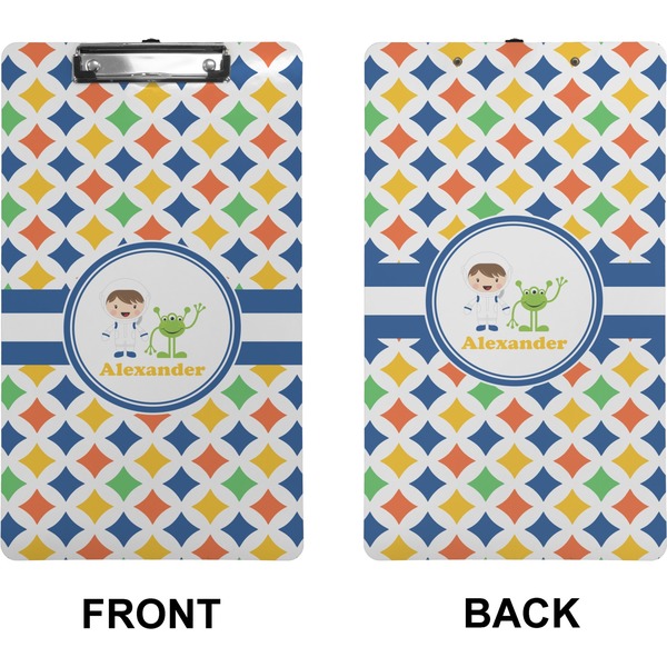 Boy's Astronaut Clipboard (Legal) (Front + Back)