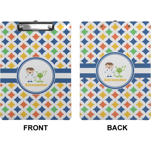 Boy's Astronaut Clipboard (Letter) (Front + Back)