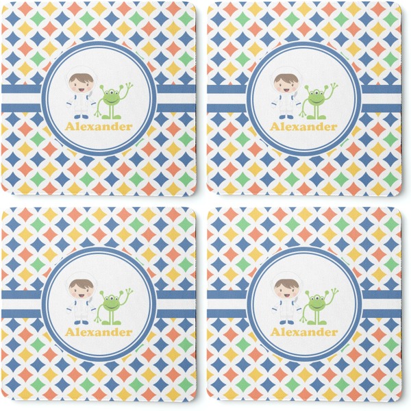 Boy's Astronaut Coaster Rubber Back - Apvl