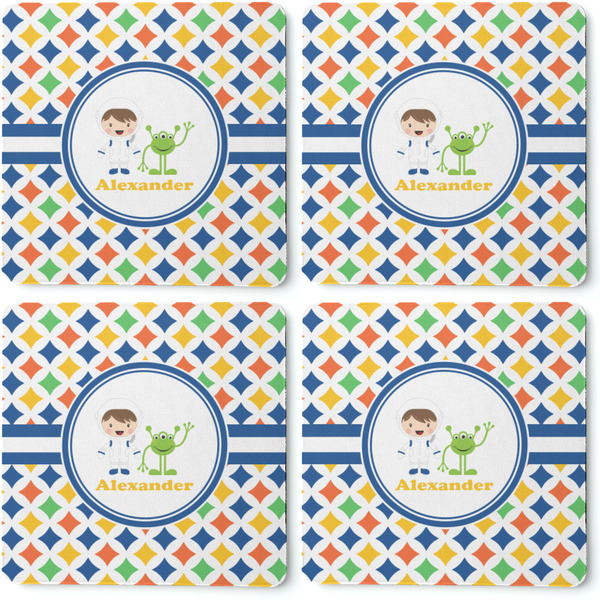 Boy's Astronaut Coaster Rubber Back - Apvl