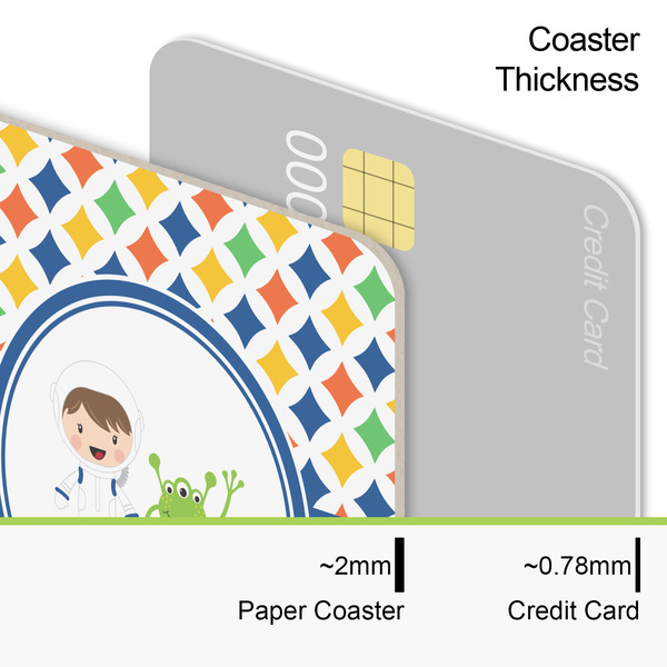 Boy's Astronaut Coaster Thickness