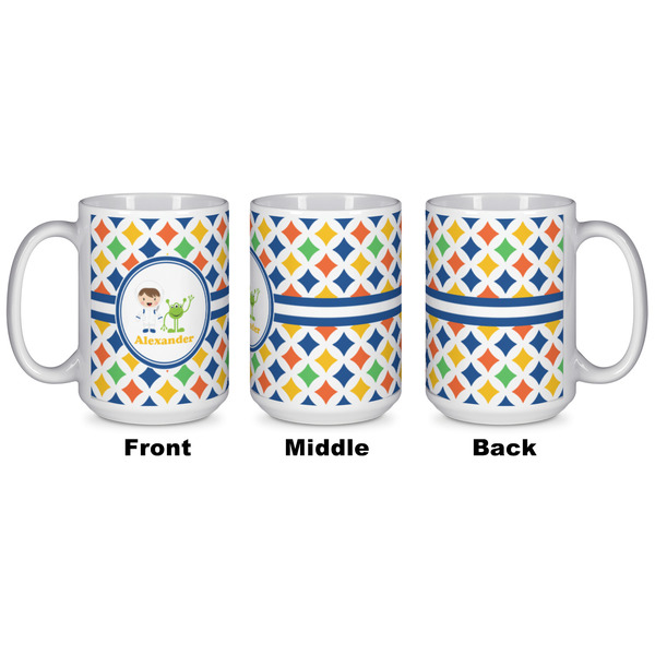 Boy's Astronaut Coffee Mug - 15 oz - White APPROVAL