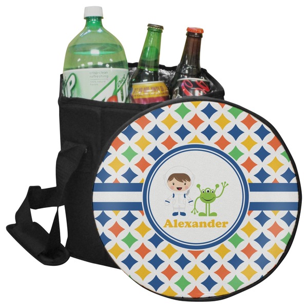 Custom Boy's Astronaut Collapsible Cooler & Seat (Personalized)