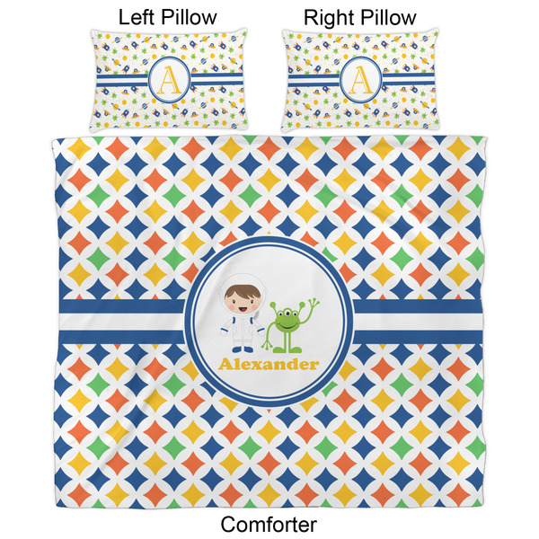 Boy's Astronaut Comforter Set - King - Approval