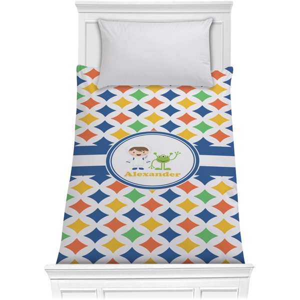 Custom Boy's Astronaut Comforter - Twin XL (Personalized)