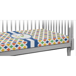 Boy's Astronaut Crib Fitted Sheet (Personalized)