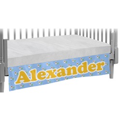 Boy's Astronaut Crib Skirt (Personalized)
