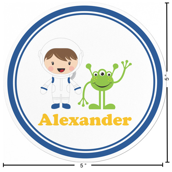 Boy's Astronaut Custom Shape Iron On Patches - L - APPROVAL