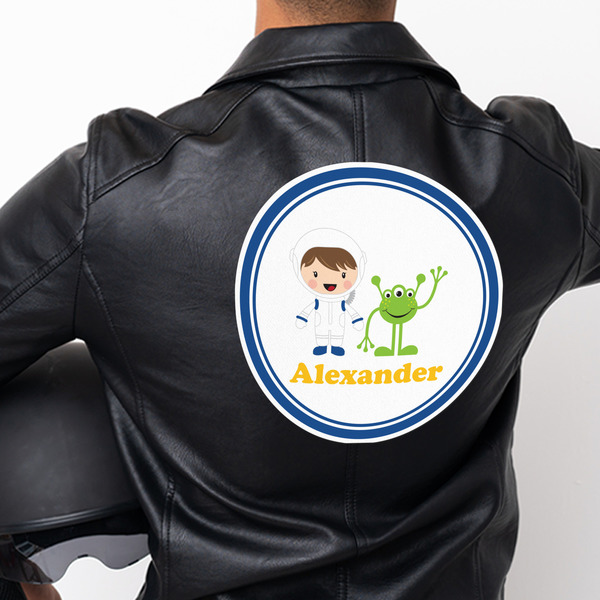 Boy's Astronaut Custom Shape Iron On Patches - XXXL - APPROVAL