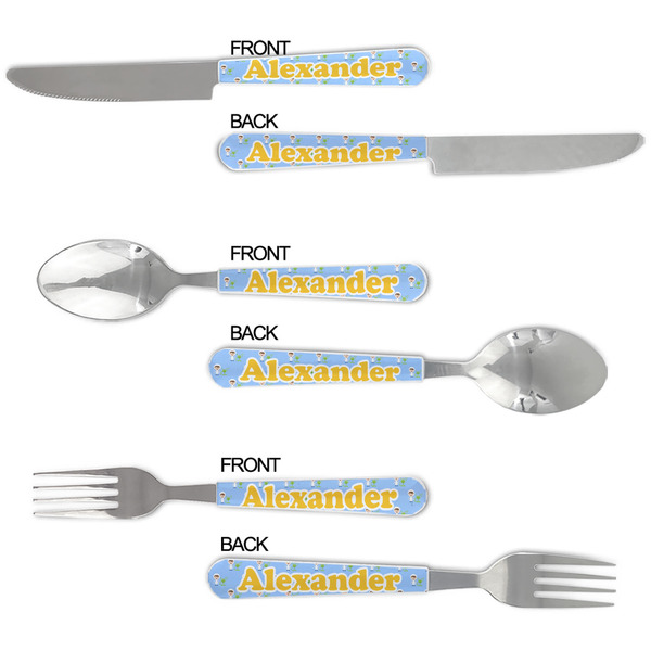 Boy's Astronaut Cutlery Set - APPROVAL