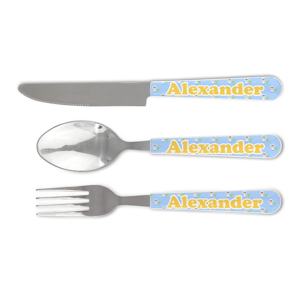 Custom Boy's Astronaut Cutlery Set (Personalized)