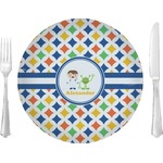 Boy's Astronaut 10" Glass Lunch / Dinner Plates - Single or Set (Personalized)