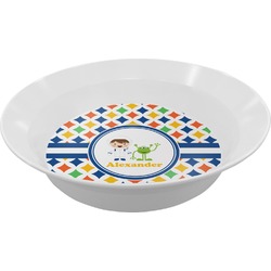 Boy's Astronaut Melamine Bowl - 12 oz (Personalized)