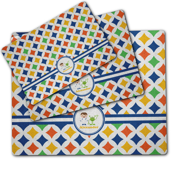 Boy's Astronaut Dog Food Mat - MAIN (sm, med, lrg)