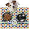 Boy's Astronaut Dog Food Mat - Medium LIFESTYLE