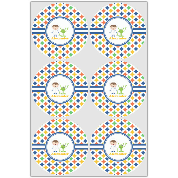 Boy's Astronaut Drink Topper - Large - Set of 6