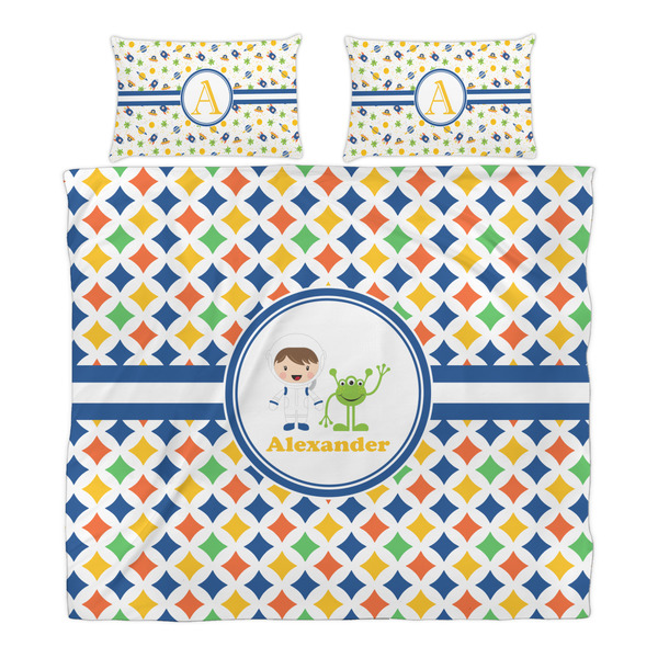 Boy's Astronaut Duvet Cover Set - King - Alt Approval