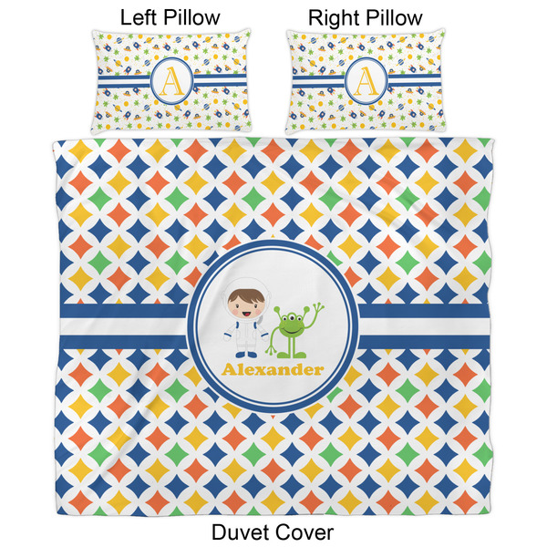 Boy's Astronaut Duvet Cover Set - King - Approval