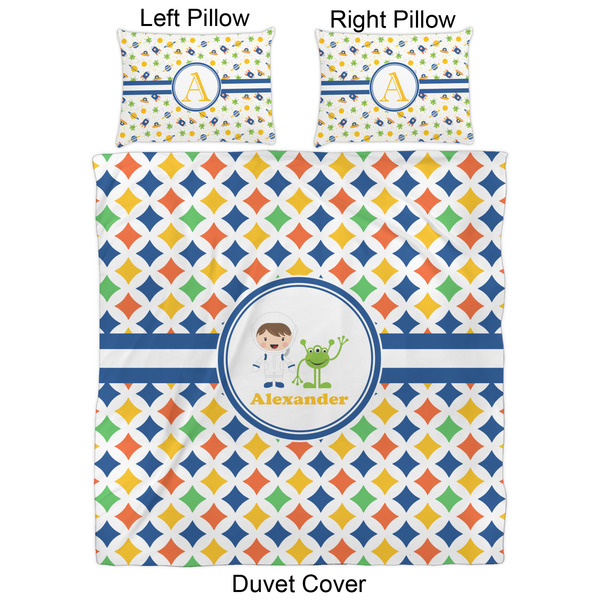 Boy's Astronaut Duvet Cover Set - Queen - Approval