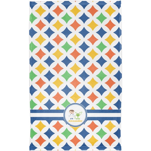 Boy's Astronaut Finger Tip Towel - Full View