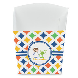 Boy's Astronaut French Fry Favor Boxes (Personalized)