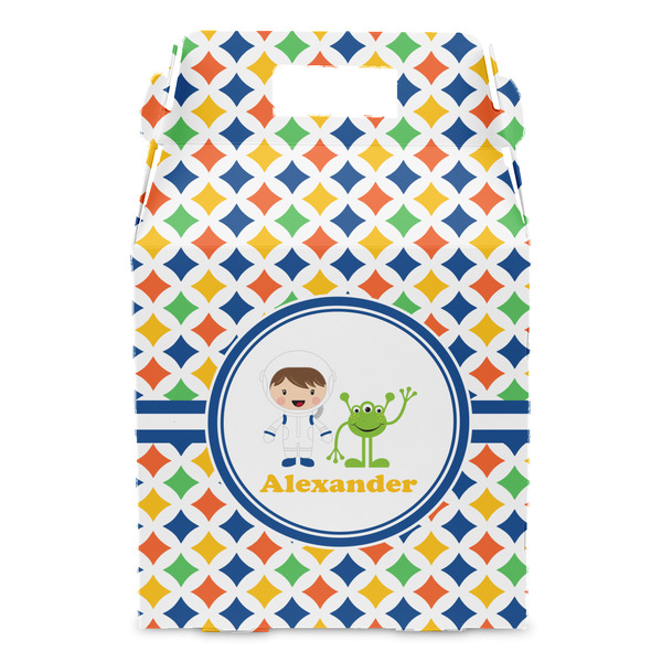 Boy's Astronaut Gable Favor Box - Front